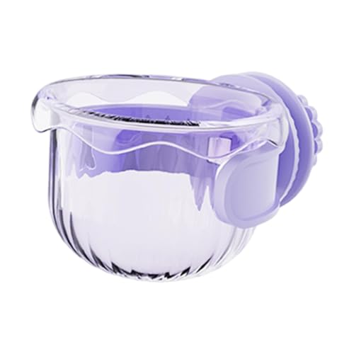 Sharplace Vogelfütterungsschale, Becher, Hühnerstall, kleine, abnehmbare Wasserschale, mit Klemmhalter, Behälterbox, Futternapf für Kleintiere, Papageien, Lila von Sharplace
