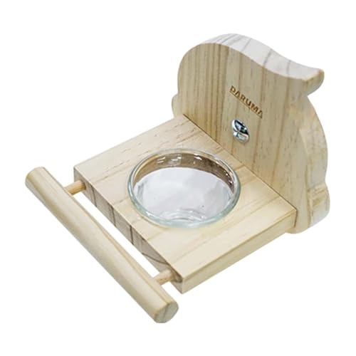 Sharplace Vogelfütterungsschale Tassen Birds Food Tasse Vogelhäuschen mit Klemmhalter Käfig Wasserschale Hängende Feeder Schüssel für Lovebirds Blockier, 12cmx11cm von Sharplace