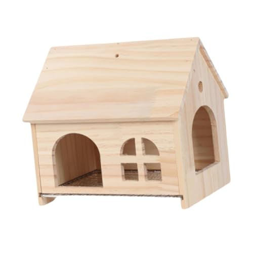 Sharplace Vogelhaus für Papageien, Schlafbett, abnehmbar, Trainingsspielzeug, Spielzeug, Sitzstange, Schuppen, Hütte für Unzertrennliche, Conures, Sittiche, 28.7 X 18 X 24 cm von Sharplace