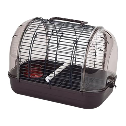 Sharplace Vogelkäfig, Papageien-Reisekäfig, tragbar, leicht zu reinigen, atmungsaktiv, Sittichkäfig, Vogeltransporter für Nymphensittiche, Papageien, kleine, L Coffee Sharplace Vogelkäfig, Papageien-Reisekäfig, tragbar, leicht zu reinigen, atmungsaktiv, Sittichkäfig, Vogeltransporter für Nymphensittiche, Papageien, kleine, L Coffee von Sharplace