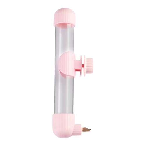 Sharplace Vogeltränke, tragbarer Vogelkäfig, Zubehör, Vogelwasserspender, Vogelwasserspender, automatisches Trinkgerät für Papageien, Rosa 220 ml von Sharplace