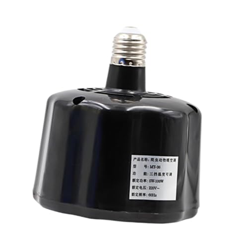 Sharplace Wärmelampe für Nutztiere, multifunktional, Ersatz mit Einstellbarer Temperatur, effizientes Zubehör für die Tierhaltung, Heimtierbedarf, Schwarz Sharplace Wärmelampe für Nutztiere, multifunktional, Ersatz mit Einstellbarer Temperatur, effizientes Zubehör für die Tierhaltung, Heimtierbedarf, Schwarz von Sharplace