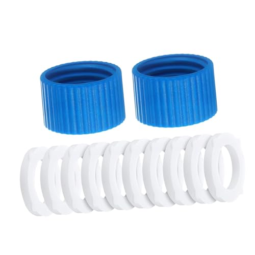 Sharplace Wasserfilteradapter, Wasserfilter mit Gewinde, 28 mm, mit Dichtung für Bergsteigen, Notfälle, Outdoor-, mit 10 Unterlegscheiben von Sharplace