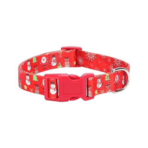 Sharplace Weihnachts-Hundehalsbänder, Kostümzubehör, männliches oder weibliches Haustier, Geschenk, mittelgroße Hundehalsbänder, Party-Kostümzubehör für, Schneemann Sharplace Weihnachts-Hundehalsbänder, Kostümzubehör, männliches oder weibliches Haustier, Geschenk, mittelgroße Hundehalsbänder, Party-Kostümzubehör für, Schneemann von Sharplace