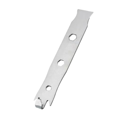 Sharplace Zaundrahtverdrehung für T-Pfostenklammern, Spannwerkzeug für Zaundrähte aus Kohlenstoffstahl, 3 Löcher, 6 mm/8 mm/10 mm, 15cmx2.5cm von Sharplace