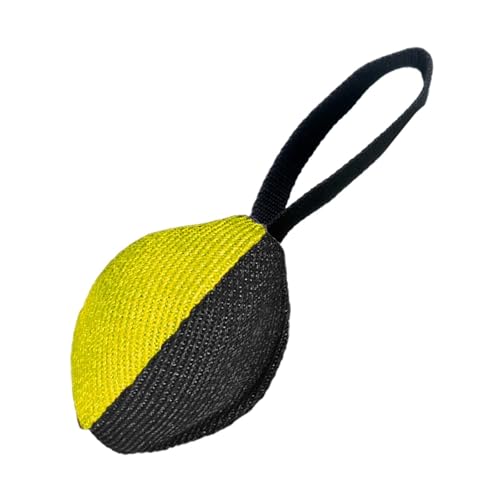 Sharplace Zerrball für Hunde, Hundeball-Spielzeug, tragbar, bequem, beißtraining, interaktives Spiel für Spiele, Solo-Unterhaltung, entspannendes Jagen, Schwarz Gelb Sharplace Zerrball für Hunde, Hundeball-Spielzeug, tragbar, bequem, beißtraining, interaktives Spiel für Spiele, Solo-Unterhaltung, entspannendes Jagen, Schwarz Gelb von Sharplace