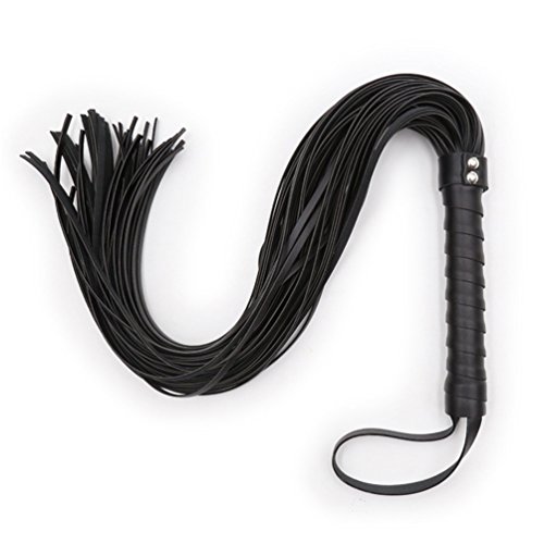 chenyesun Gerte Reitpeitschen Reitgerten Leder Slave Flogger Peitsche , Erotische Spanking Whips Sex Spielzeug ,Schwarz von chenyesun