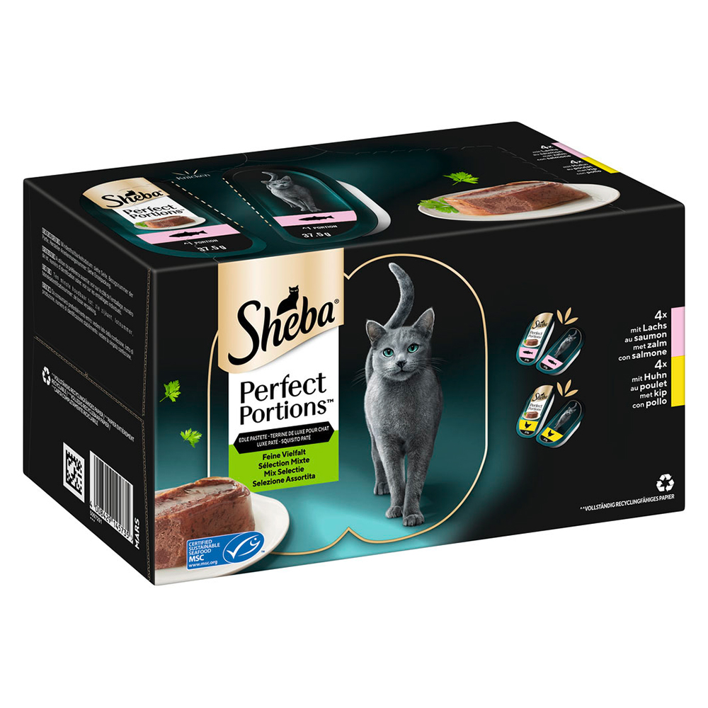 Megapack Sheba Perfect Portions 32 x 37,5 g - Edle Pastete: Lachs und Huhn Megapack Sheba Perfect Portions 32 x 37,5 g - Edle Pastete: Lachs und Huhn von Sheba