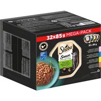 Multipack Sheba Varietäten Schälchen 32 x 85 g - Sauce Lover von Sheba