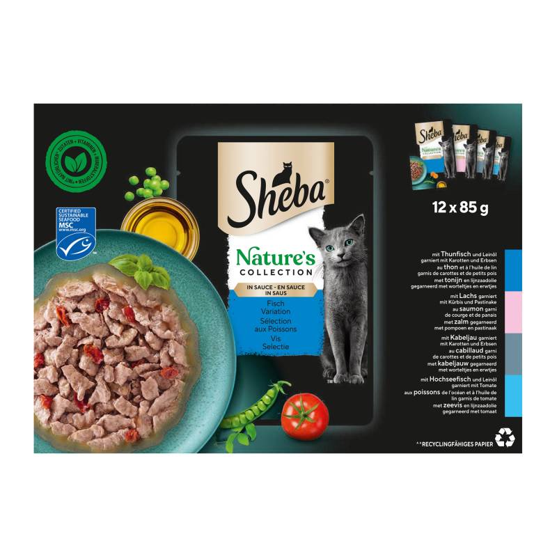 Natures Collection in Sauce Fisch Auswahl - 12x85 Gramm Natures Collection in Sauce Fisch Auswahl - 12x85 Gramm von Sheba