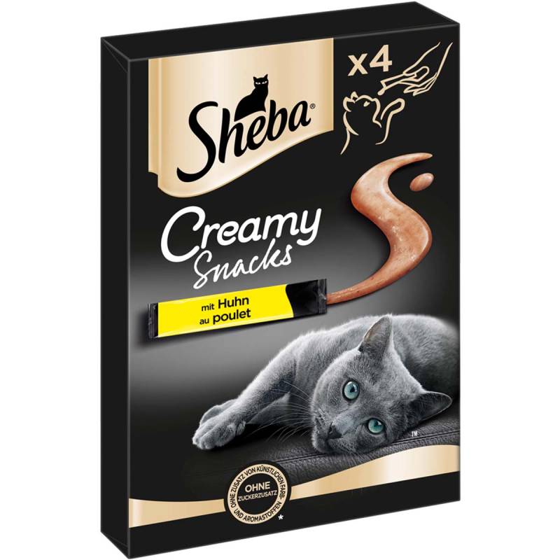 SHEBA® Creamy Snacks mit Huhn 4x12g von Sheba
