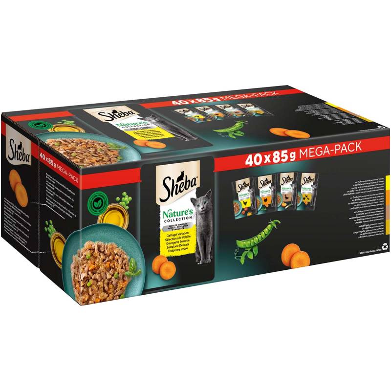 SHEBA® Geflügel Variation in Gelee 40x85g von Sheba