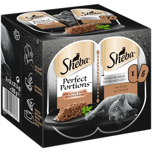 SHEBA® Perfect PORTIONS™ Sauce mit Ente 1x3x(2x37,5g) von Sheba
