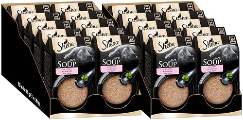 SHEBA® Portionsbeutel Multipack Soup mit Lachs 2 x 40 x 40g von Sheba