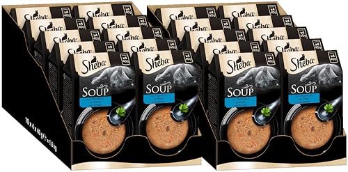 SHEBA® Portionsbeutel Multipack Soup mit Thunfisch 2 x 40 x 40g von Sheba
