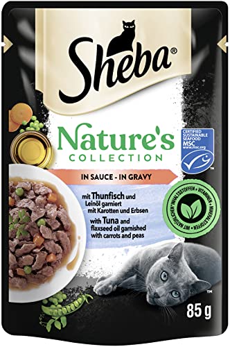 SHEBA® Portionsbeutel Nature's Collection in Sauce mit Thunfisch MSC 1 x 85g von Sheba