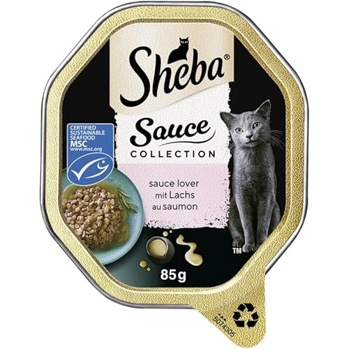 SHEBA® Schale Sauce Collection Sauce Lover mit Lachs MSC 1 x 11 x 85g von Sheba