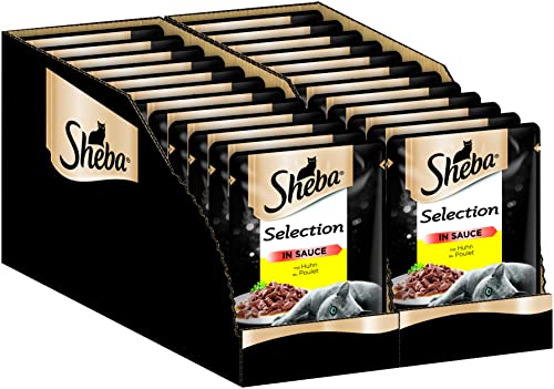 SHEBA Portionsbeutel Nassfutter für Katzen Selection in Sauce mit Huhn 2 x 12 x 85g SHEBA Portionsbeutel Nassfutter für Katzen Selection in Sauce mit Huhn 2 x 12 x 85g von Sheba