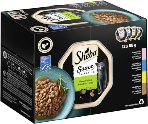 SHEBA Schale Multipack Sauce Collection Feine Vielfalt MSC 1 x 12x85g SHEBA Schale Multipack Sauce Collection Feine Vielfalt MSC 1 x 12x85g von Sheba