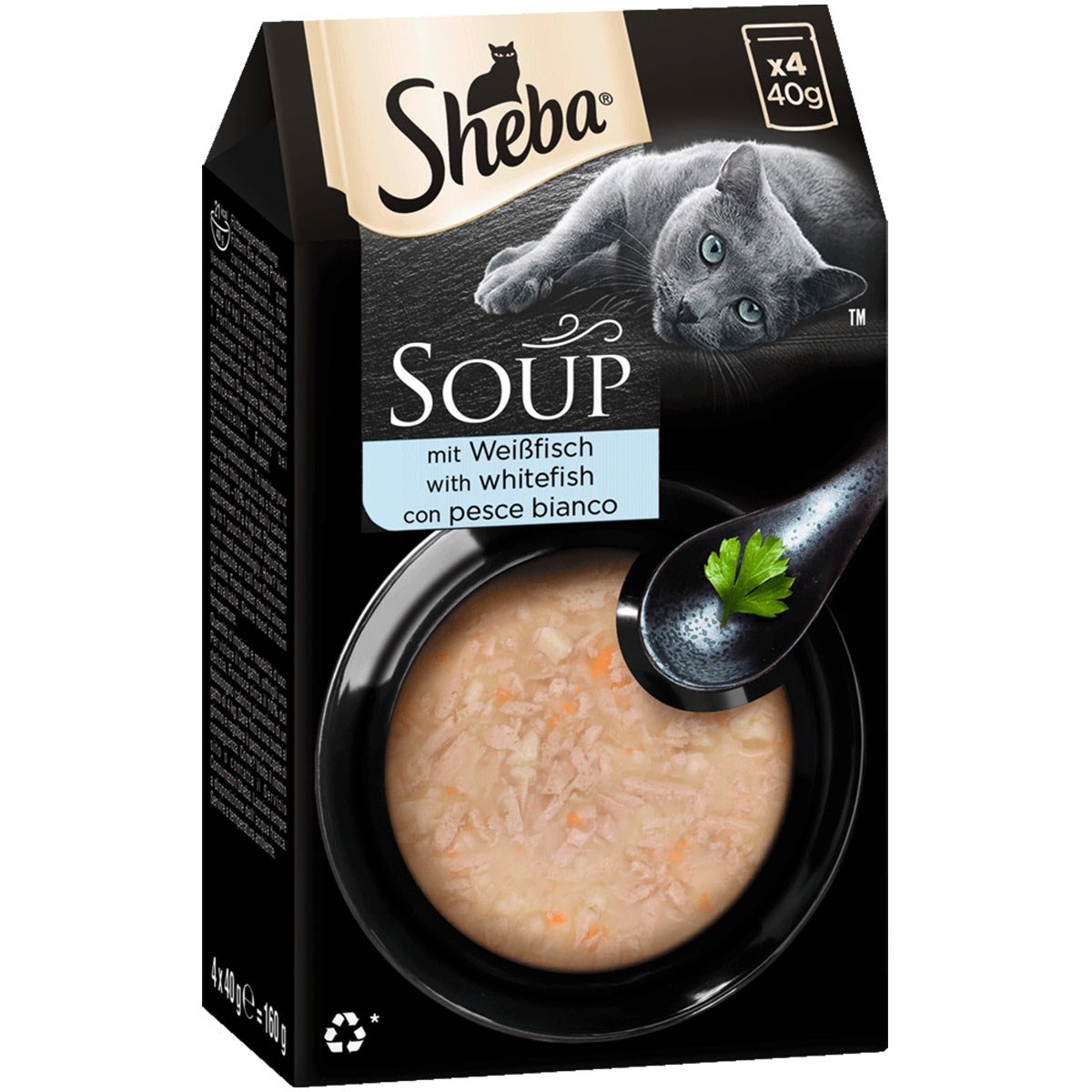 SHEBA Soup mit Weißfisch 4x40g von Sheba