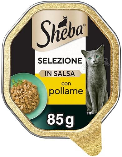 Sheba Auswahl in Sauce mit Geflügel, Katzenfutter - 22 Packungen x 85 g von Sheba