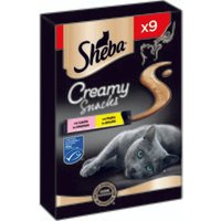 Sheba Beutel Creamy Snacks 7x 9x12g Huhn und Lachs von Sheba