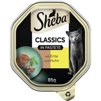 Sheba Classics in Pastete 22x85g mit Ente und Huhn Sheba Classics in Pastete 22x85g mit Ente und Huhn von Sheba