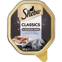 Sheba Classics in Pastete 22x85g Kalb & Huhn von Sheba