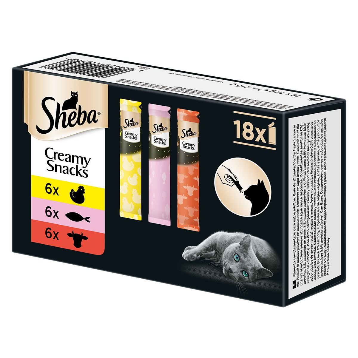 Sheba Creamy Mixpack 18x12g Sheba Creamy Mixpack 18x12g von Sheba