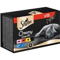 Sheba Creamy Snacks Multipack 18x12g von Sheba
