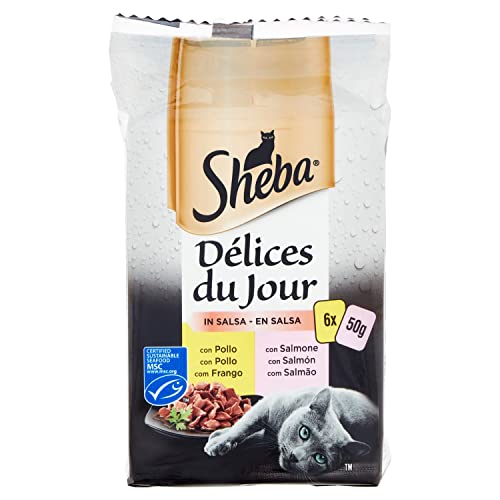 Sheba Delices Du Jour Lachs Huhn 6x50g 300g von Sheba