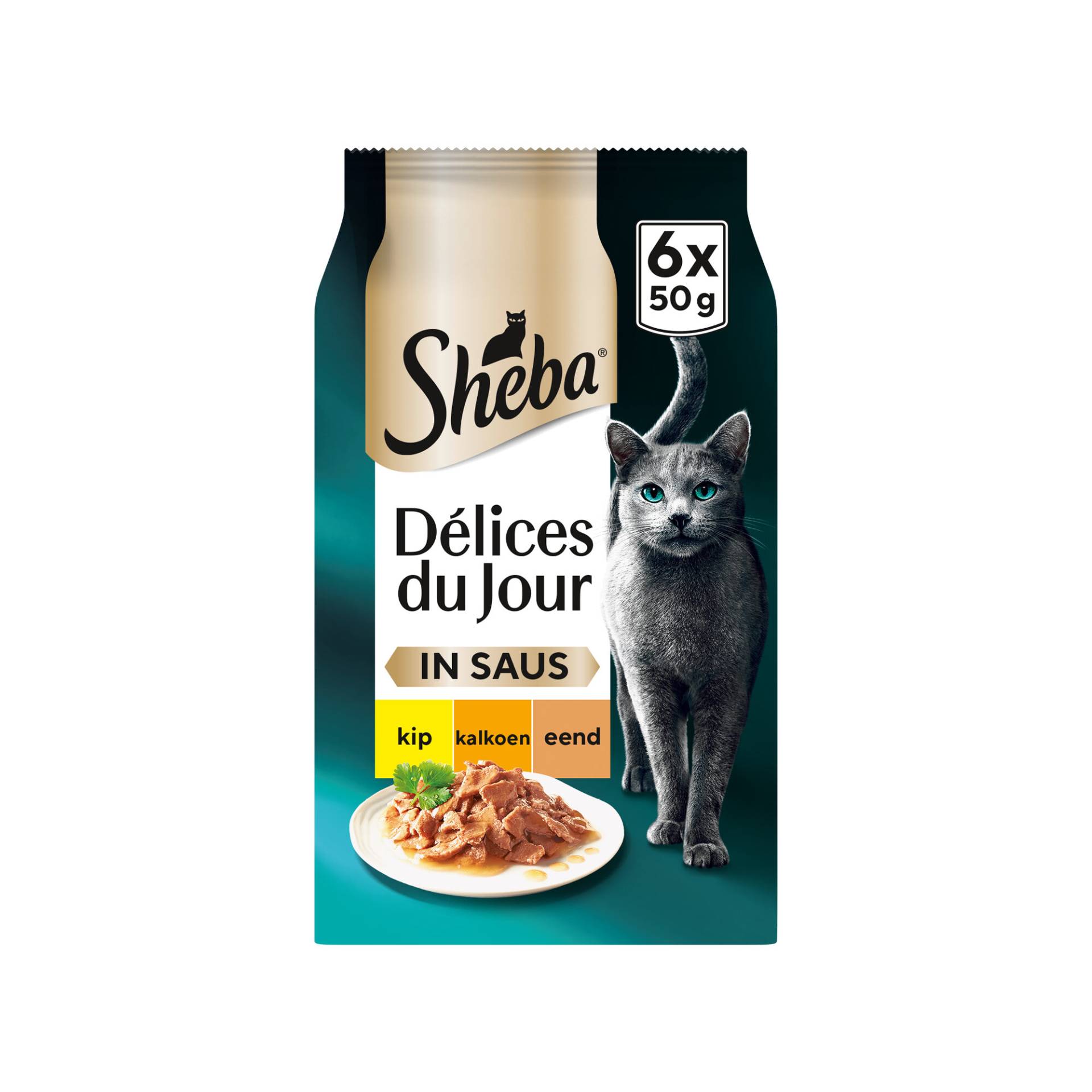 Sheba Délices du Jour in Sauce - Huhn, Truthahn und Ente Sheba Délices du Jour in Sauce - Huhn, Truthahn und Ente von Sheba