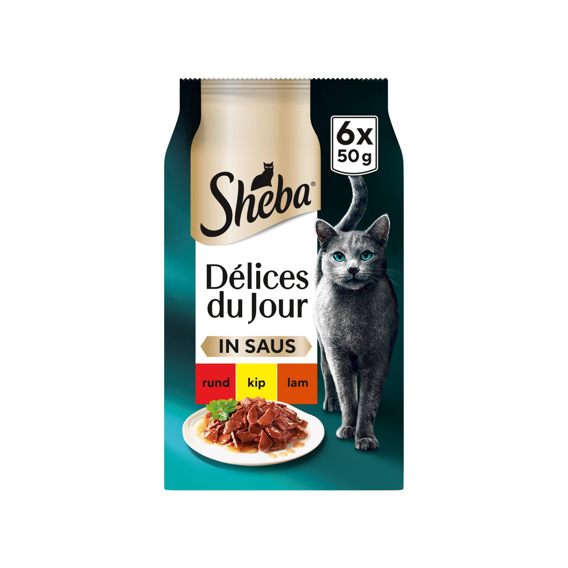 Sheba Délices du Jour in Sauce - Rind, Huhn und Lamm Sheba Délices du Jour in Sauce - Rind, Huhn und Lamm von Sheba