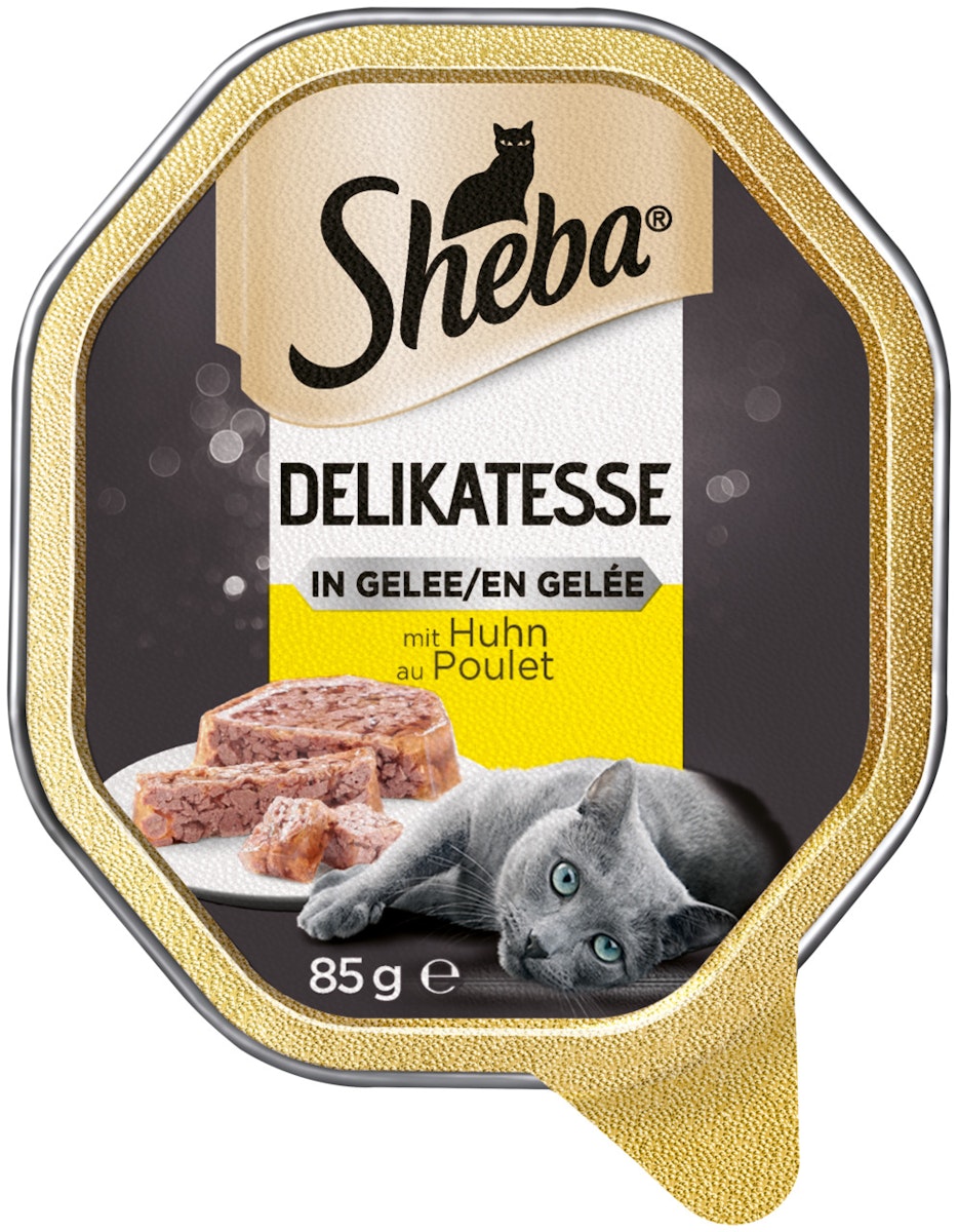 Sheba Delikatesse Gelee 85 Gramm Katzennassfutter von Sheba
