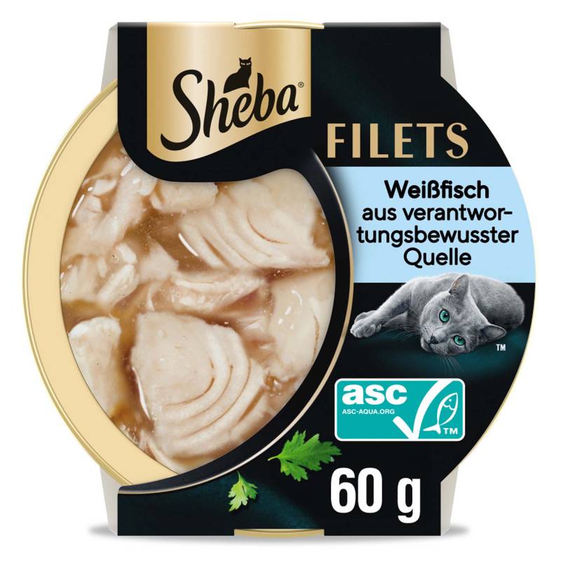 Sheba Filets 16 x 60 g - Weißfisch von Sheba