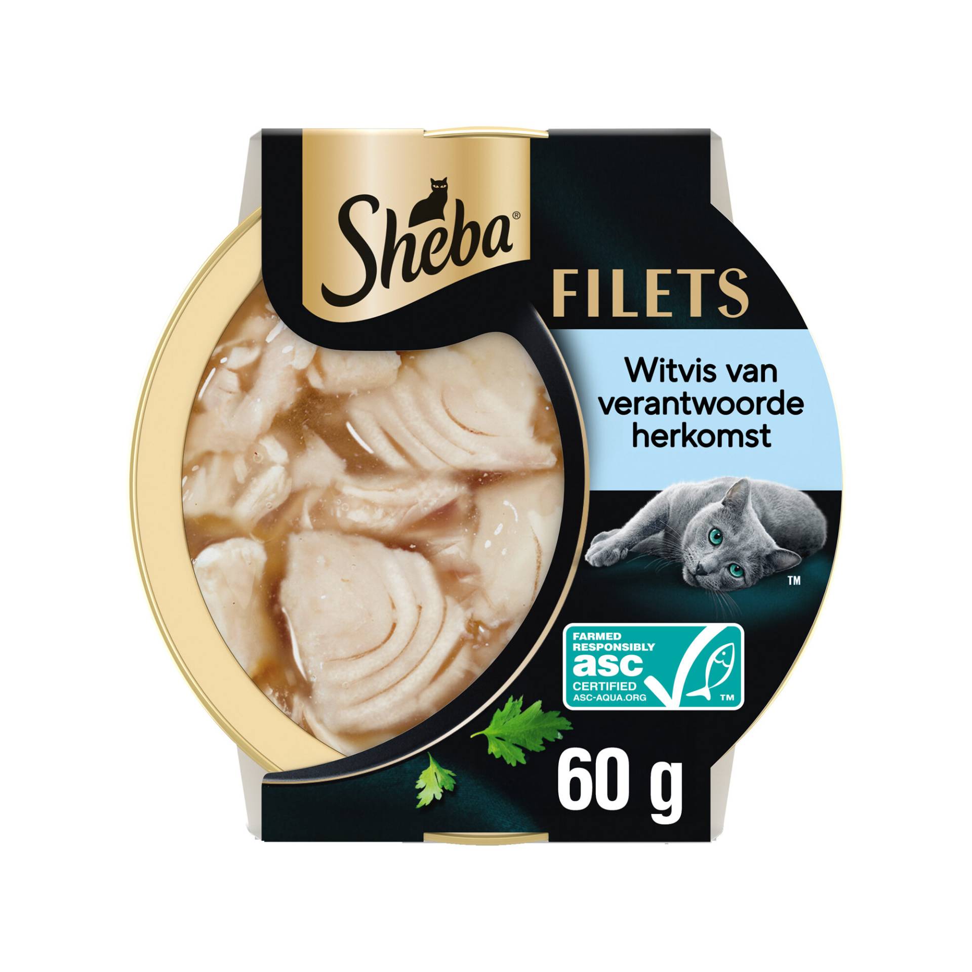 Sheba Filets mit Nachhaltigem Weißfisch in Sauce von Sheba