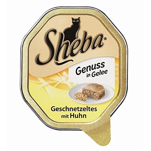 Sheba Gelee Geschnetzteltes mit Huhn 22x 85g Katzenfutter von Sheba