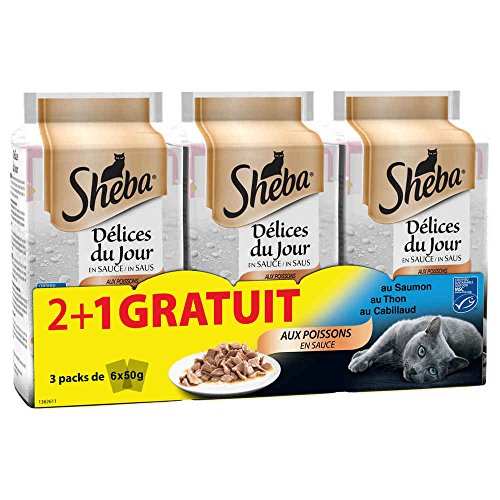 Sheba Mini Delices Katzensnacks Fisch – 6 x 50 g Sheba Mini Delices Katzensnacks Fisch – 6 x 50 g von Sheba
