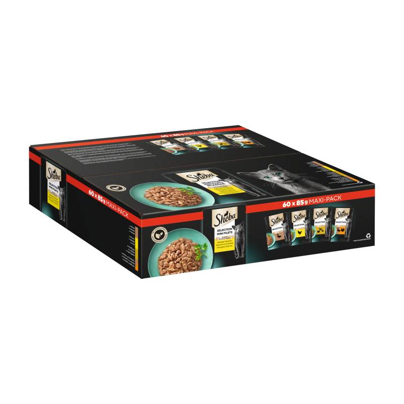 Sheba Mini Filets Geflügel Auswahl in Soße von Sheba