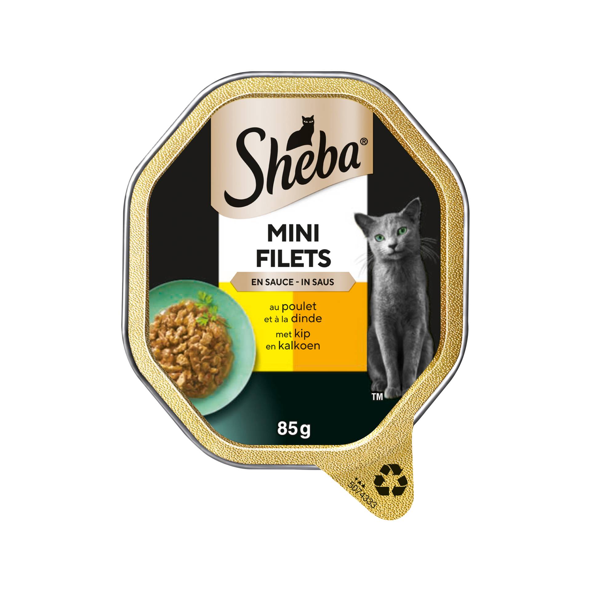 Sheba Mini Filets in Sauce - Huhn & Pute - 44 x 85 g von Sheba