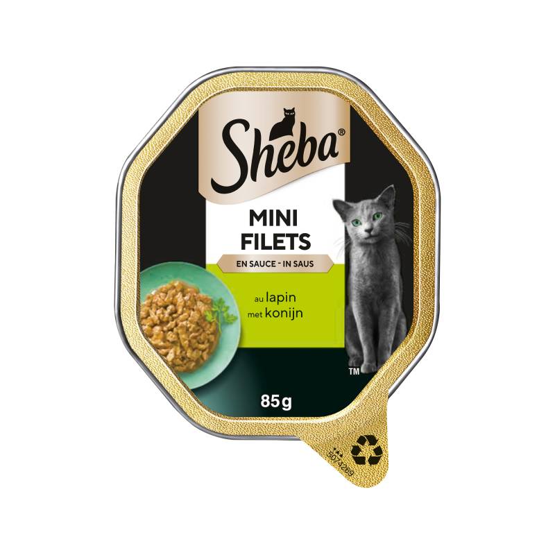 Sheba Mini Filets in Sauce - Wild & Kaninchen - 44 x 85 g Sheba Mini Filets in Sauce - Wild & Kaninchen - 44 x 85 g von Sheba