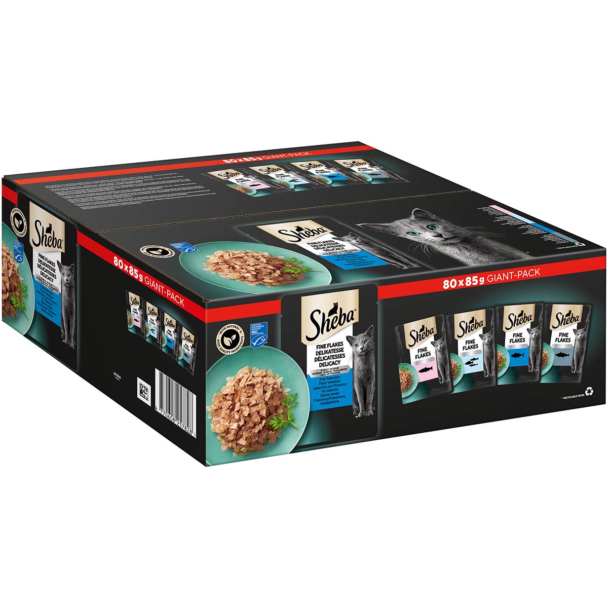 Sheba Multipack Delikatesse in Gelee Fisch Variation 80x85g Sheba Multipack Delikatesse in Gelee Fisch Variation 80x85g von Sheba