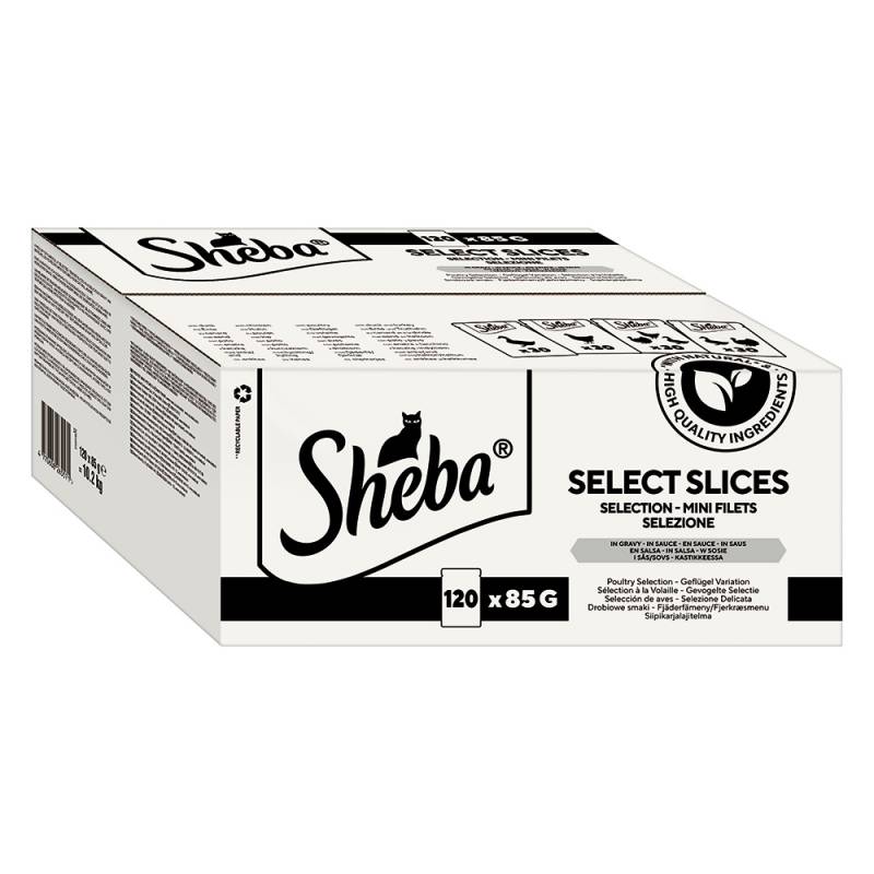 Sheba Multipack Katze Portionsbeutel 120 x 85 g - Selektion in Soße (Geflügel Variation) von Sheba