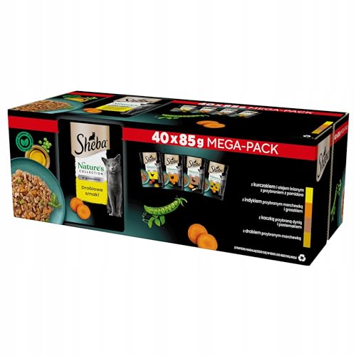 Sheba Nature’s Collection in Gelee Geflügel Variation Multipack 40x85g Katzennassfutter mit Ente, Huhn, Geflügel und Truthahn Sheba Nature’s Collection in Gelee Geflügel Variation Multipack 40x85g Katzennassfutter mit Ente, Huhn, Geflügel und Truthahn von Sheba