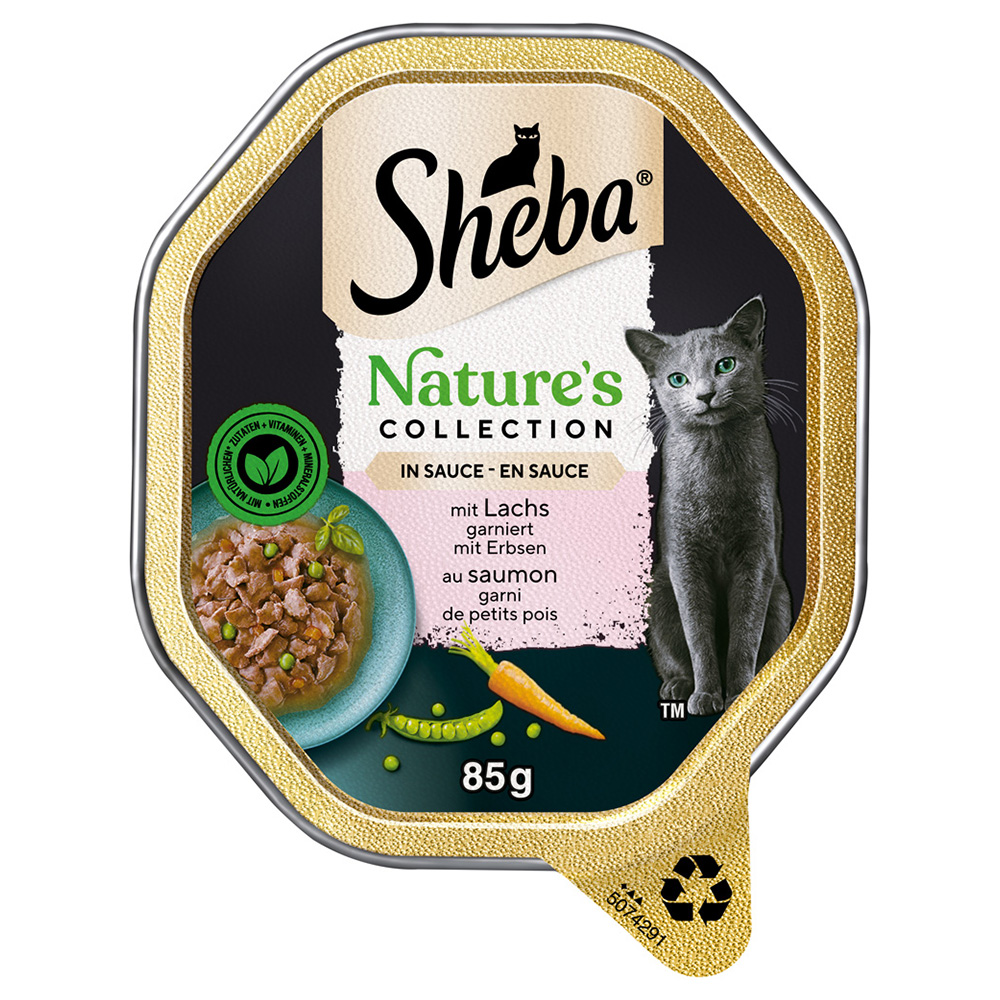 Sheba Nature´s Collection in Sauce 22 x 85 g - mit Lachs von Sheba