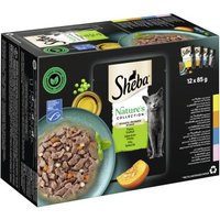 Sheba Nature's Collection Multipack in Sauce 12x85 g Feine Vielfalt (MSC) von Sheba