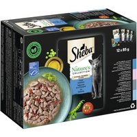 Sheba Nature's Collection Multipack in Sauce 12x85 g Fischauswahl von Sheba