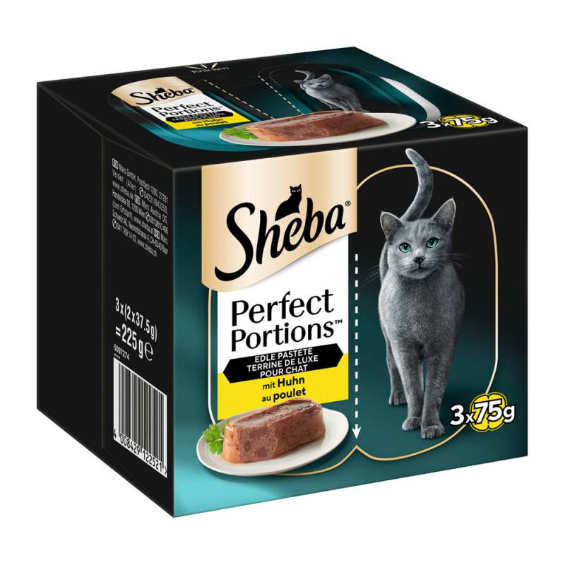 Sheba Perfect Portions 6 x 37,5 g - Pastete mit Huhn von Sheba