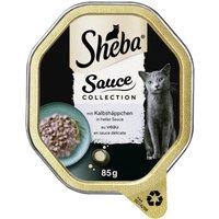 Sheba Sauce Collection 22 x 85 g mit Kalbshäppchen, in Sauce von Sheba