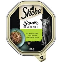 Sheba Sauce Collection 22 x 85 g mit Kaninchen und Gemüse, in Sauce von Sheba